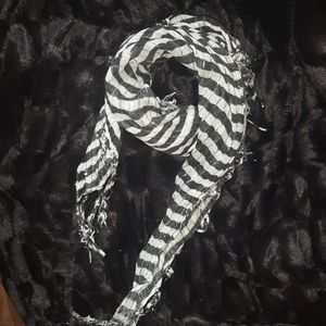 Zebra Tinsel Scarf